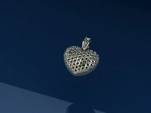 Heart Pendant 3D Model