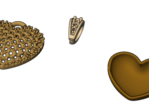 Heart Pendant Model 3D