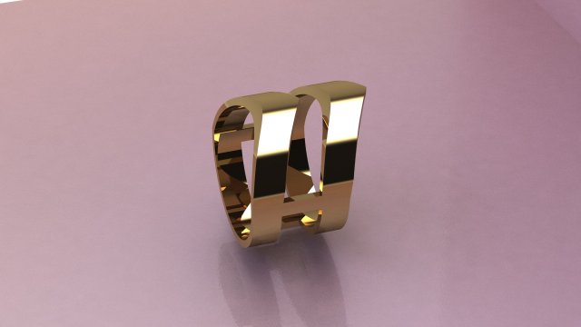 Women Ring Modello 3D .c4d .max .obj .3ds .fbx .stl .blend 