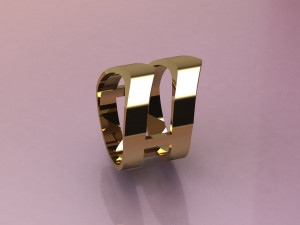 Women Ring Modello 3D