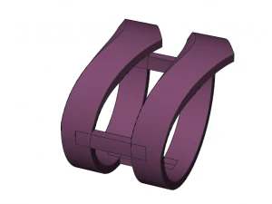 여성 반지 3D 모델