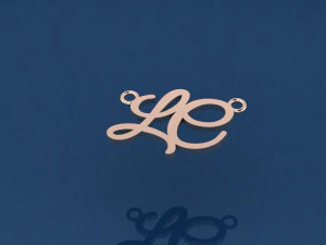 LC-Namensschild 3D Modell