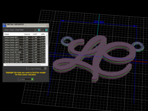 LC Name Plate Modello 3D