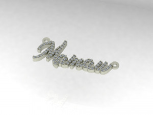 Custom Name Plate 3D मॉडल