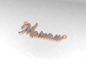 Custom Name Plate 3D Model