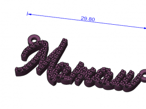 Custom Name Plate 3D मॉडल