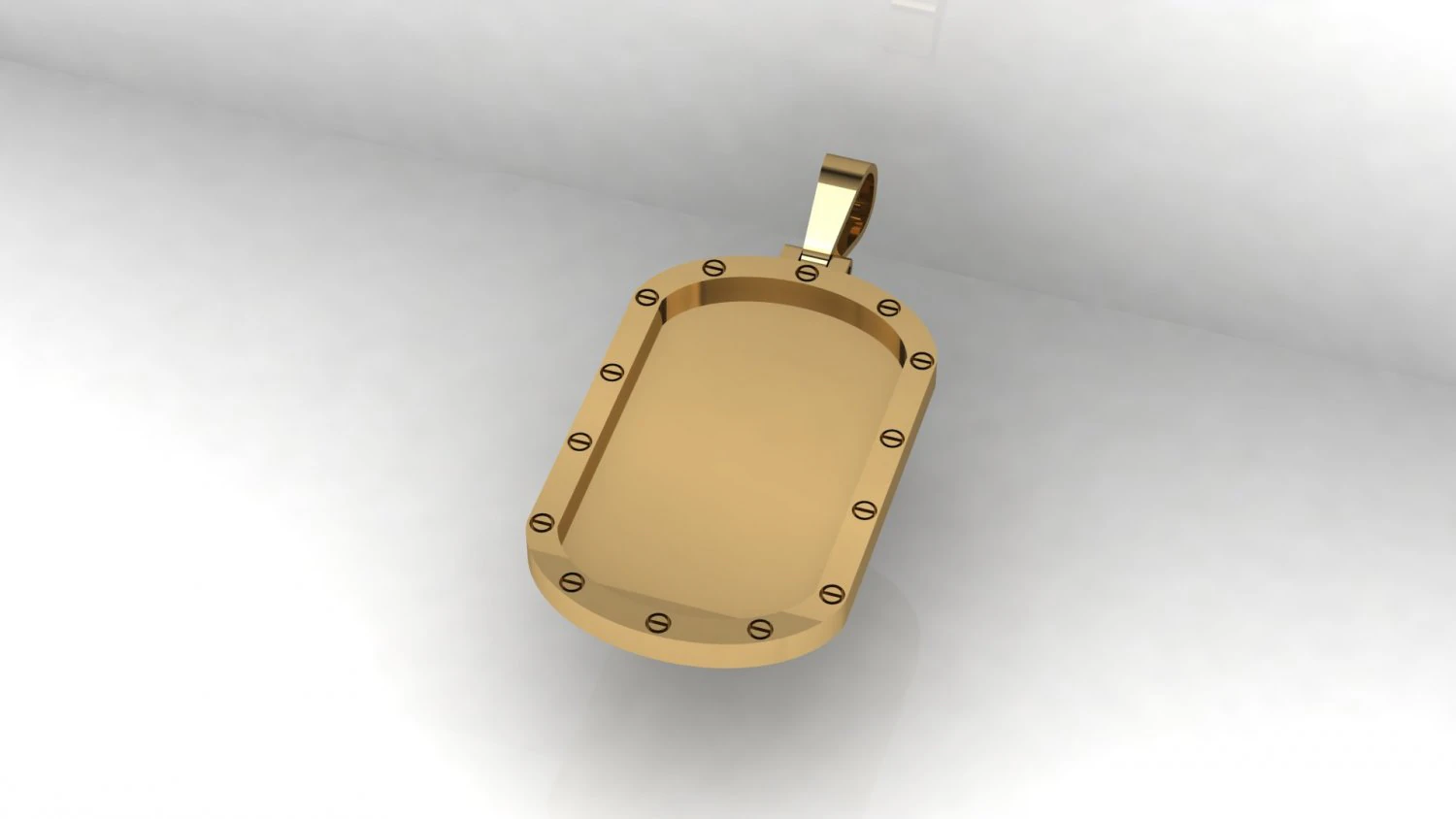 Dog Tag 3D Model .c4d .max .obj .3ds .fbx .stl .blend