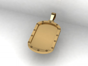 Dog Tag 3D 模型