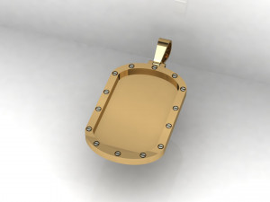 Dog Tag 3D मॉडल