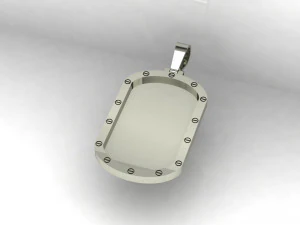 Dog Tag 3D Model