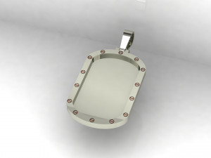 Dog Tag 3D मॉडल