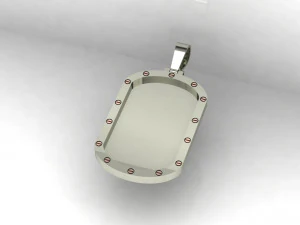 Dog Tag 3D Model