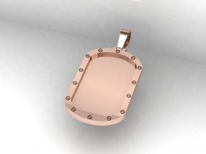 Dog Tag 3D मॉडल