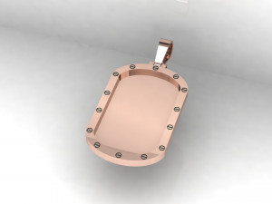 Dog Tag 3D मॉडल