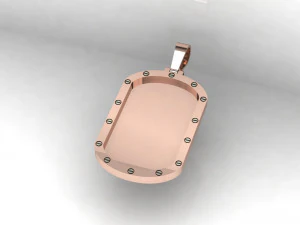 Dog Tag 3D Model