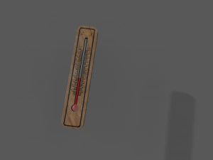 thermometer low-poly 3D Model