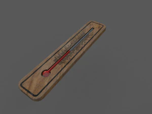 thermometer low-poly 3D Model