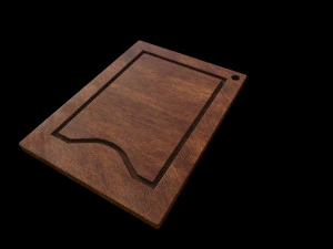 ultimate wood cutting boards pack low-poly 3D Model