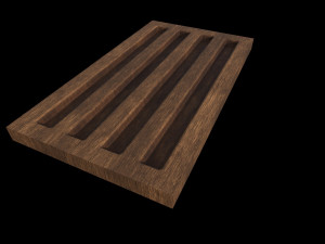 ultimate wood cutting boards pack low-poly Modèle 3D