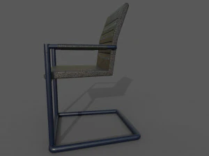 chair black v2 low-poly 3D Model