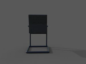 chair black v2 low-poly 3D Model