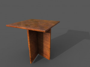 minimalist stool low-poly 3Dモデル