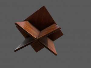 minimalist stool low-poly 3Dモデル