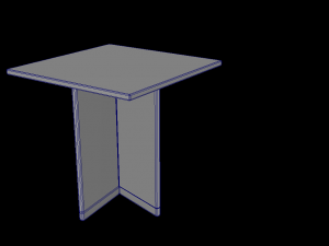 minimalist stool low-poly 3Dモデル