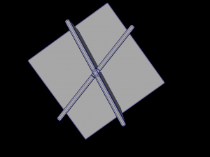 minimalist stool low-poly 3Dモデル