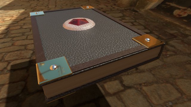 magics book low-poly 3D मॉडल .c4d .max .obj .3ds .fbx .stl .blend 