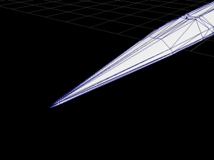 old battle 2-handes sword low-poly Modelo 3D