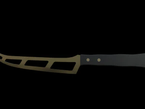 ultimate kitchen knife pack low-poly 3D Model