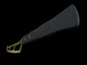 ultimate kitchen knife pack low-poly 3D Model
