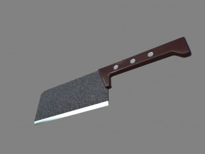 ultimate kitchen knife pack low-poly 3D Model