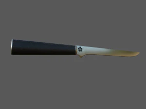 ultimate kitchen knife pack low-poly 3D Model