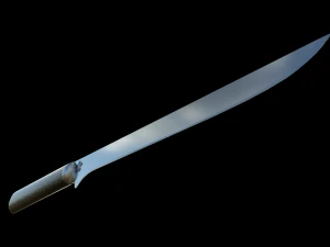 ultimate kitchen knife pack low-poly 3D Model