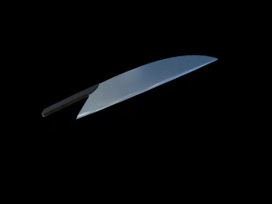 ultimate kitchen knife pack low-poly 3D Model