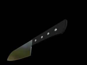 ultimate kitchen knife pack low-poly 3D Model