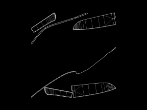ultimate kitchen knife pack low-poly 3D Модель