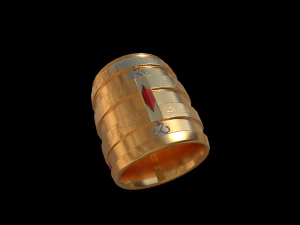 Arab sheikhs bracelet Low-poly 3D Model
