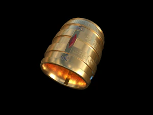 Arab sheikhs bracelet Low-poly 3D Model