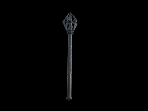 Flanged mace 3D मॉडल
