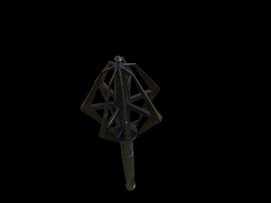 Flanged mace 3D मॉडल