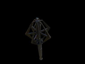 Flanged mace 3D Model