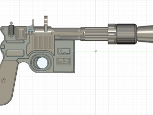 han solos blaster 3D Модель