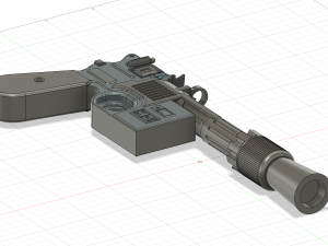 han solos blaster 3D Модель
