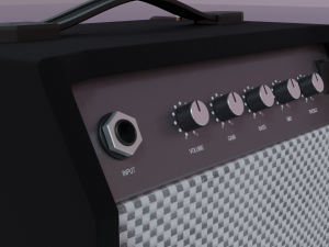 Guitar amplifier 3D Model