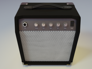 Guitar amplifier 3D Model
