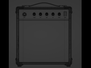 Guitar amplifier 3D Model