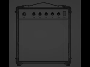 Guitar amplifier 3D Model